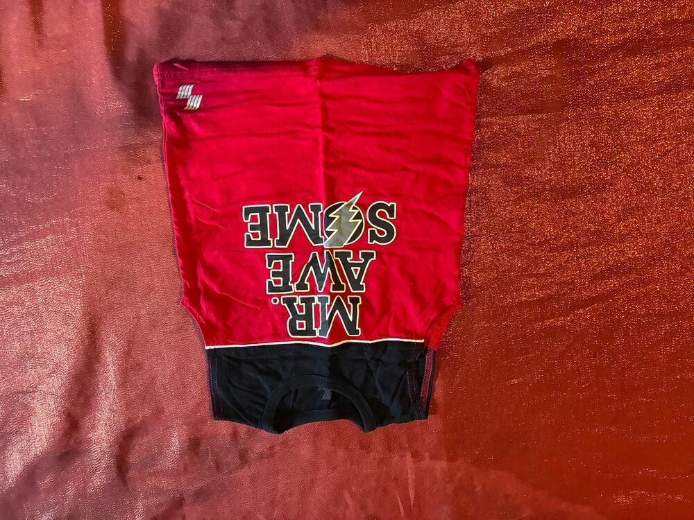 Sport Tank Top Toddler 4T MR AWESOME Lightning Graphic Red Black